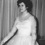 Philomene in Bride Dress Before Vows (1959)